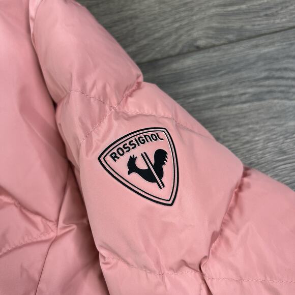 Rossignol Jacket Size Small Womens Cooper Pink Staci Pearly Full Zip Black $350 - Picture 4 of 16